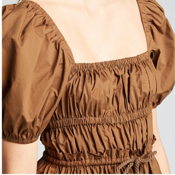 Ulla Johnson Alegria Poplin Playsuit Desert Palm New With Tags Size 12 - Picture 4 of 13